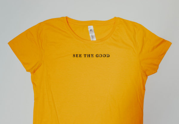 Žlté tričko "GOOD" - Image 2
