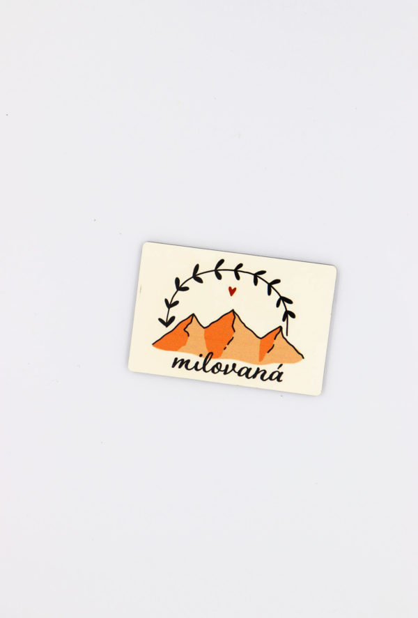 Drevená magnetka "MILOVANÁ"