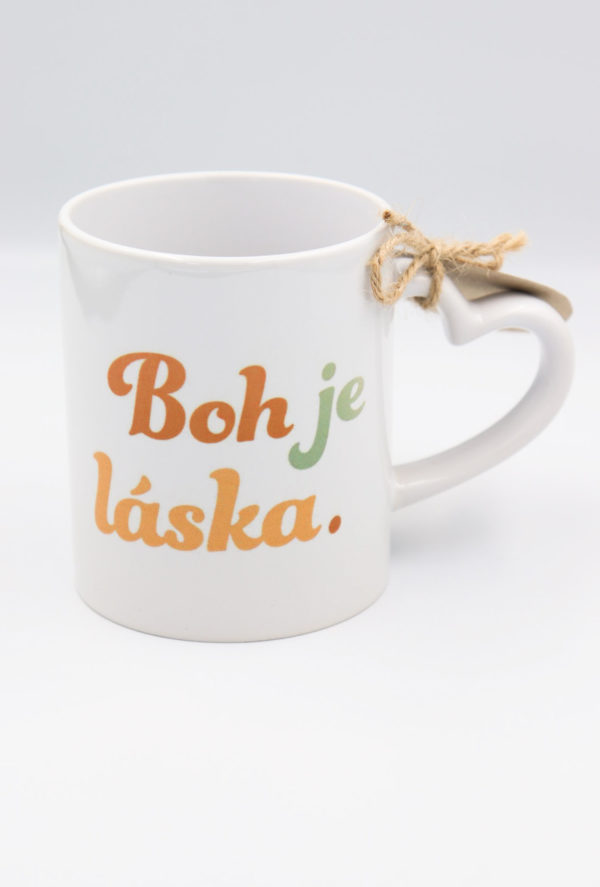 Keramický hrnček „BOH JE LÁSKA" - Image 2