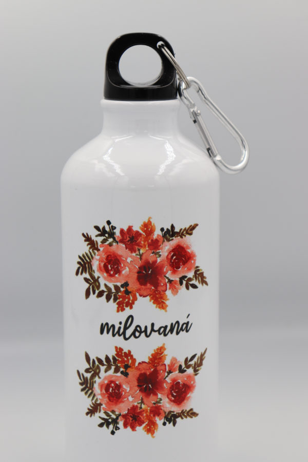 Turistická fľaša „MILOVANÁ“ kvety - Image 8