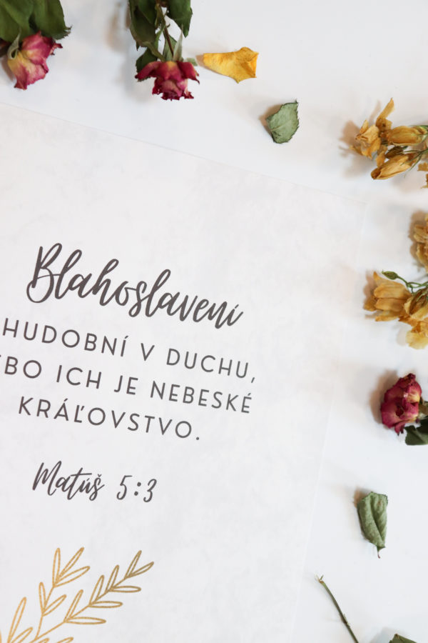 Art print "BLAHOSLAVENÍ CHUDOBNÍ V DUCHU" - Image 4