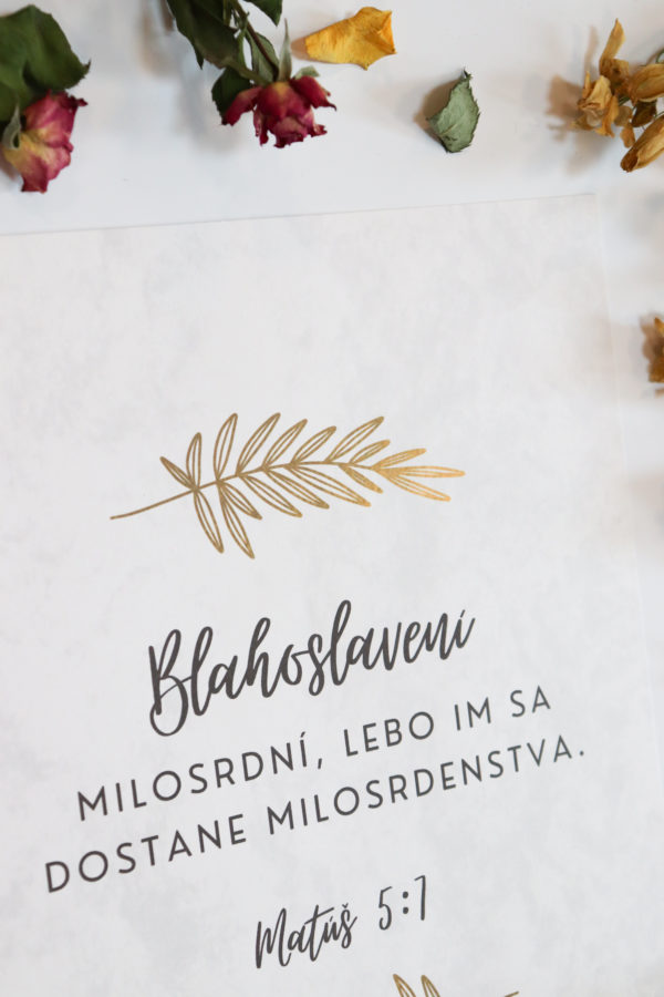 Art print "BLAHOSLAVENÍ MILOSRDNÍ" - Image 3