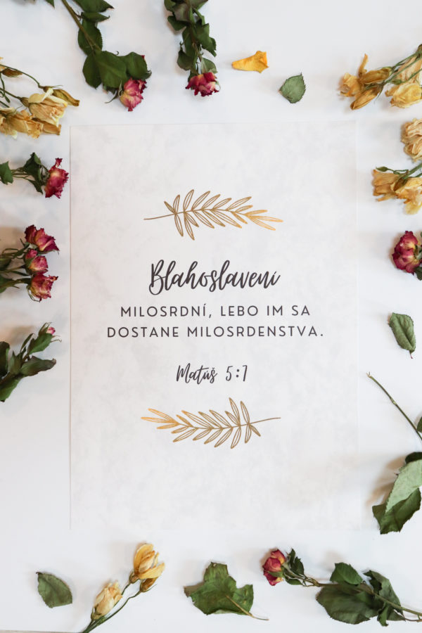 Art print "BLAHOSLAVENÍ MILOSRDNÍ"