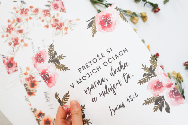 Art print "VZÁCNA, DRAHÁ, MILUJEM ŤA" - Image 4