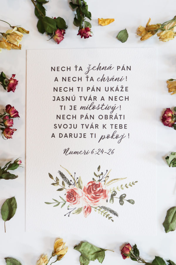Art print "POŽEHNANIE"
