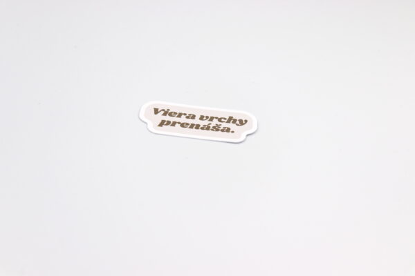 Papierová nálepka "VIERA VRCHY PRENÁŠA" - Image 2